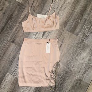 Hey Samy 2 piece outfit with rhinestones size M